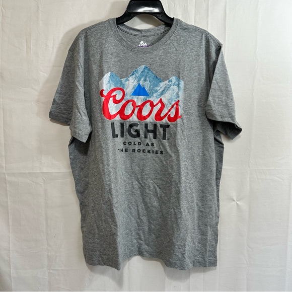 Coors Light Shirts Coors Light Mens Cold As The Rockies Graphic